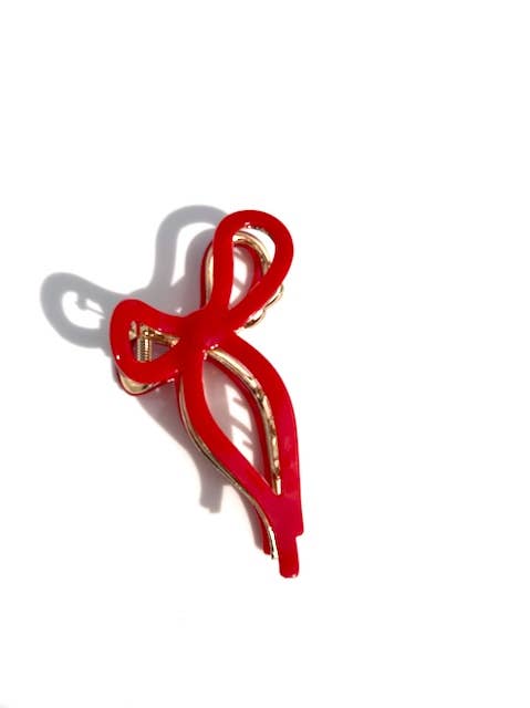 Ballet Bow Claw Clip