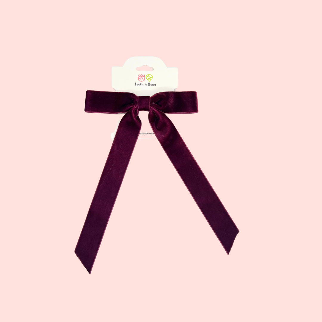 The Charlotte Velvet Bow