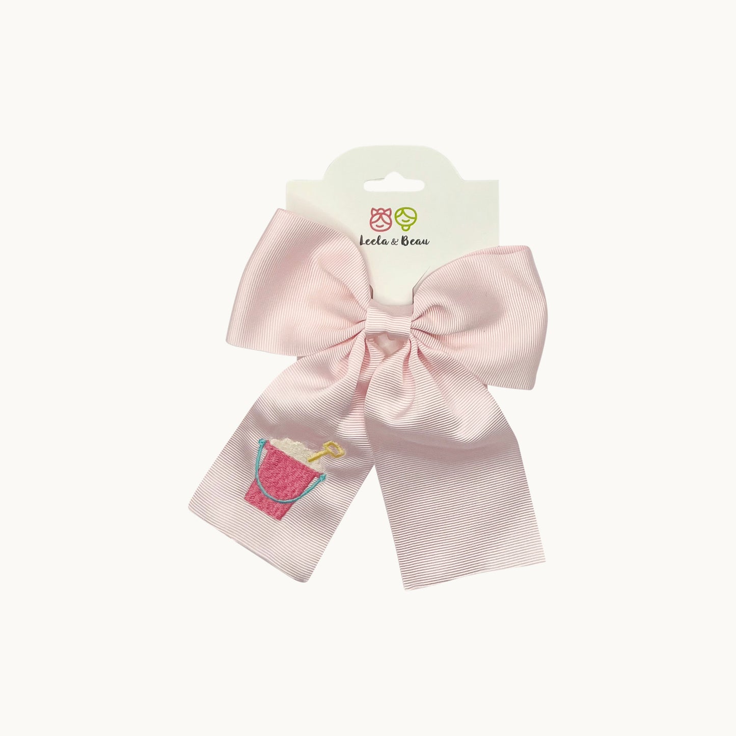 Embroidered Sand Bucket Monica Bow