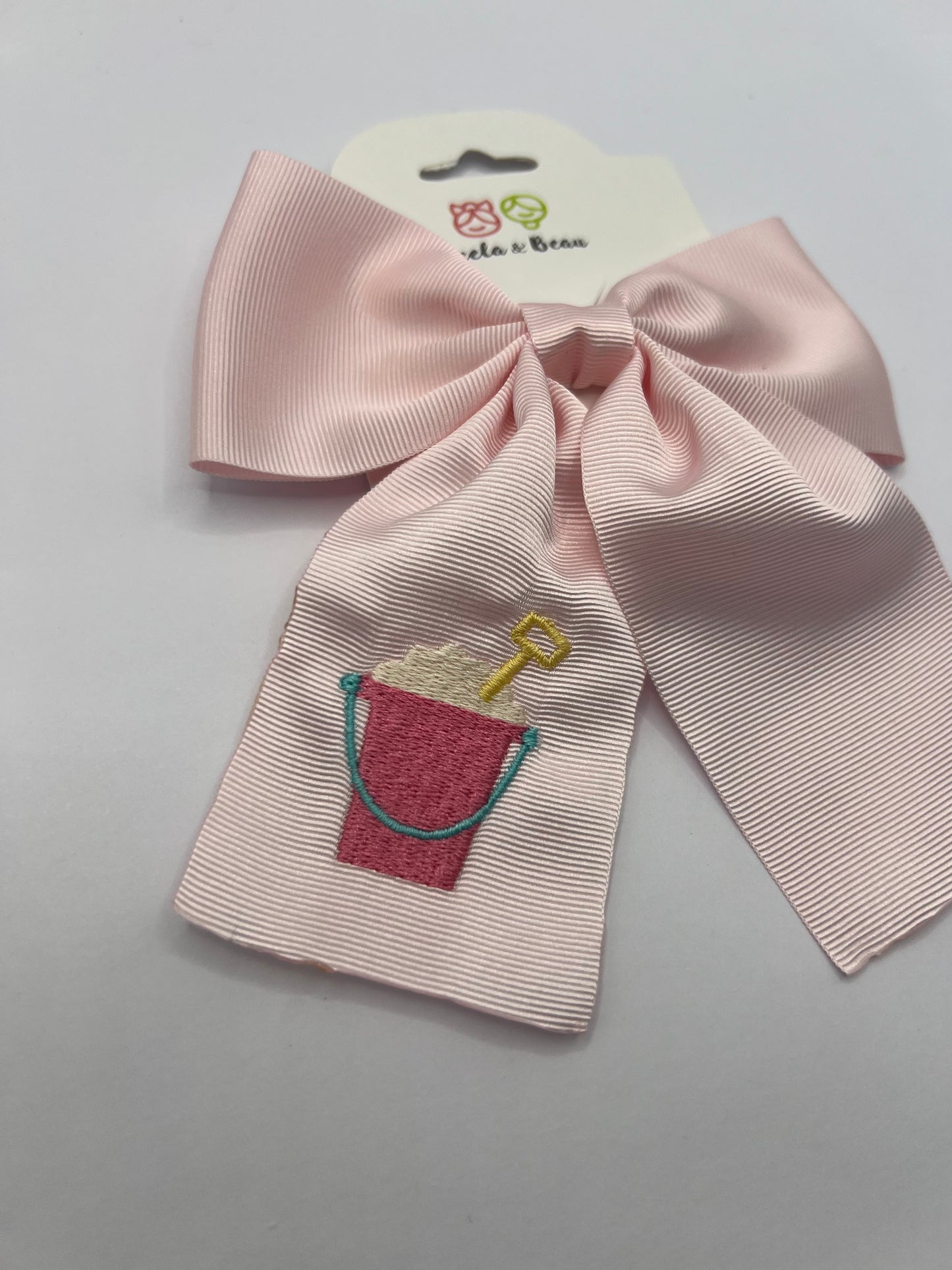 Embroidered Sand Bucket Monica Bow