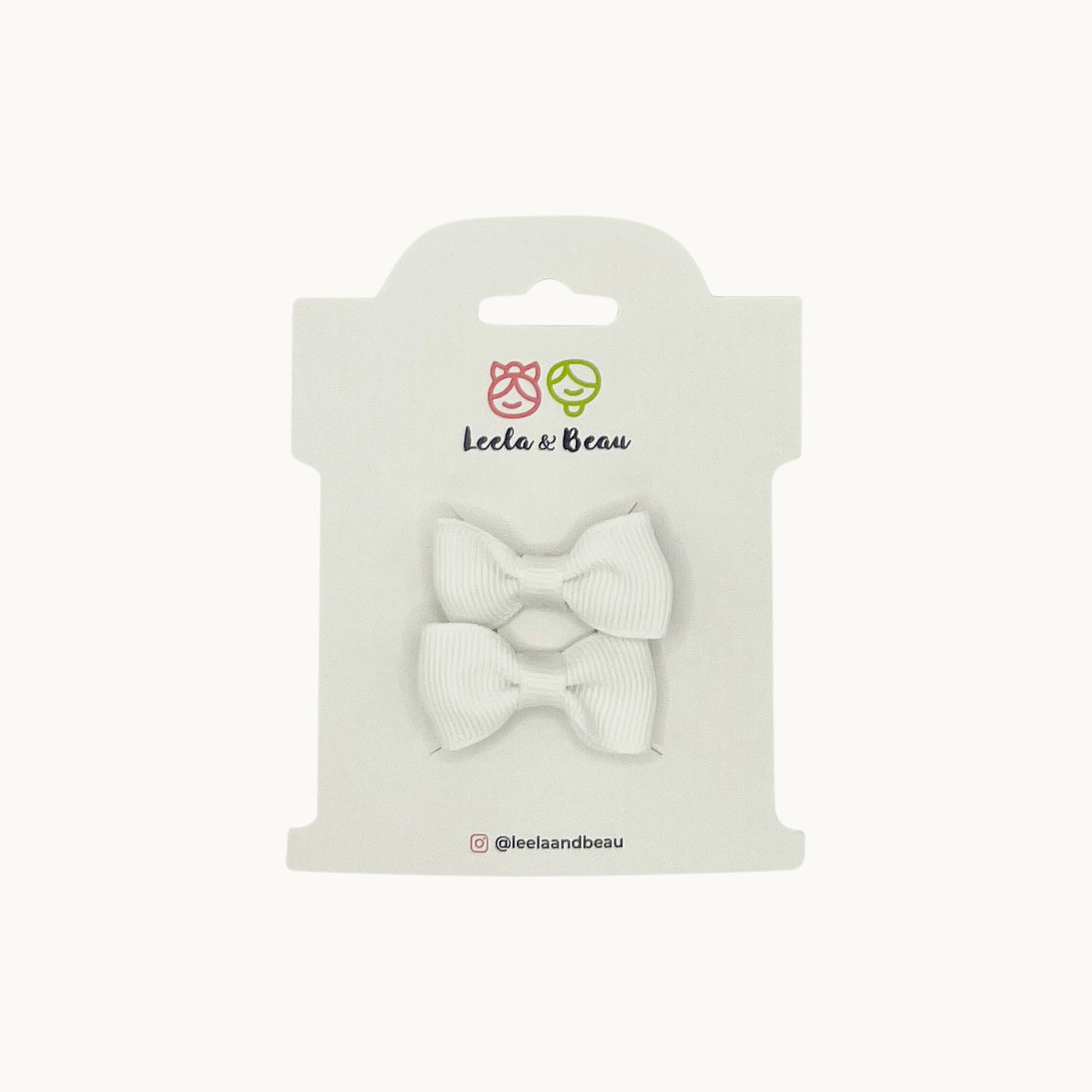 The Dainty Mini Classic bow (2pk)