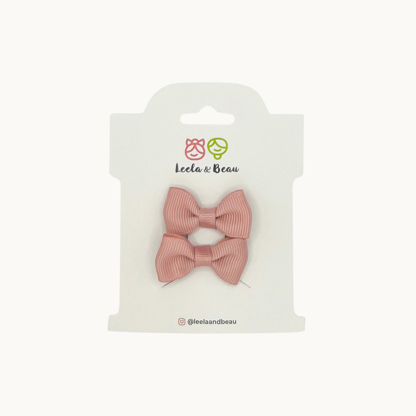 The Dainty Mini Classic bow (2pk)