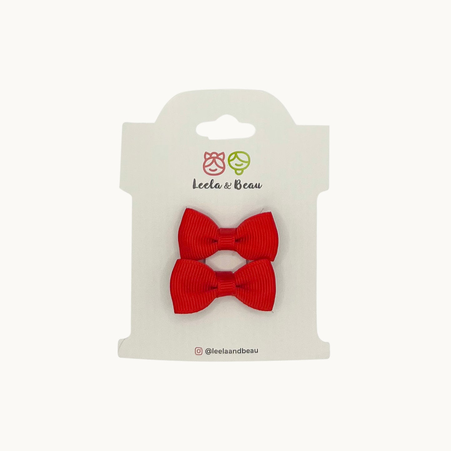 The Dainty Mini Classic bow (2pk)