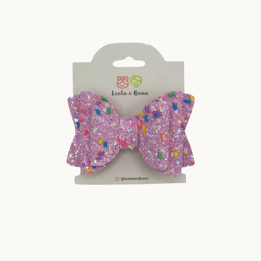 The Glitter and Sprinkles Princess Bow