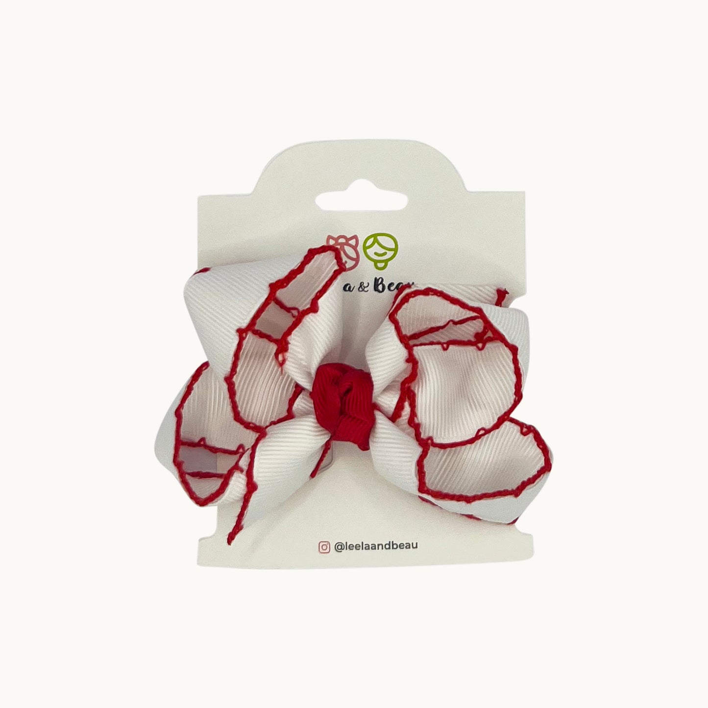 Mini Crochet Edge Bow
