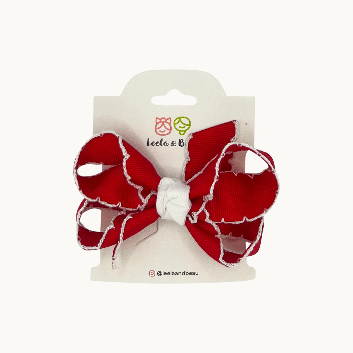 Mini Crochet Edge Bow