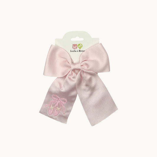 Embroidered Ballet Slippers Monica Bow