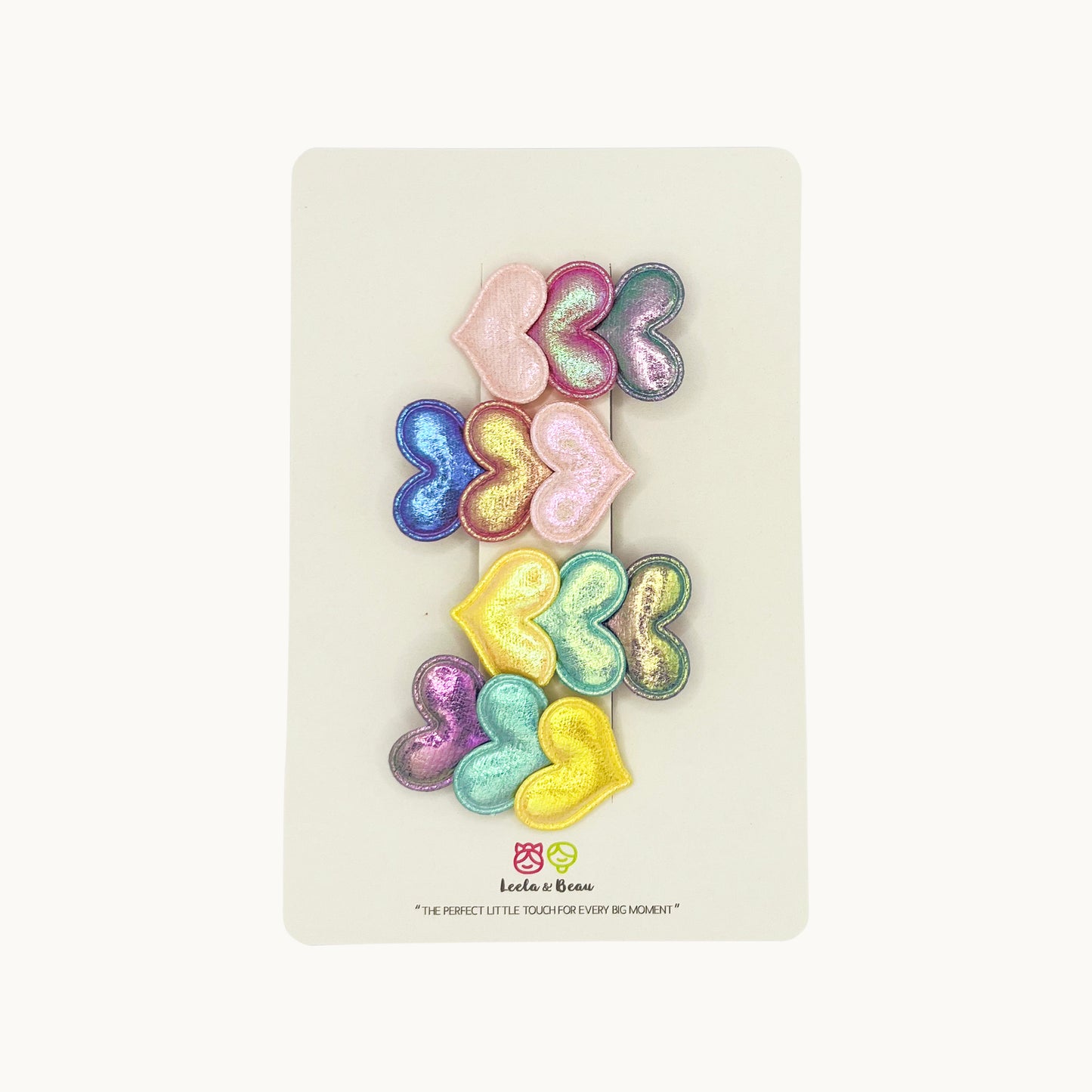 Glowing Hearts Clips (4pk)