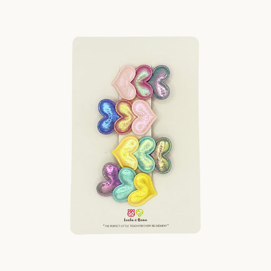Glowing Hearts Clips (4pk)