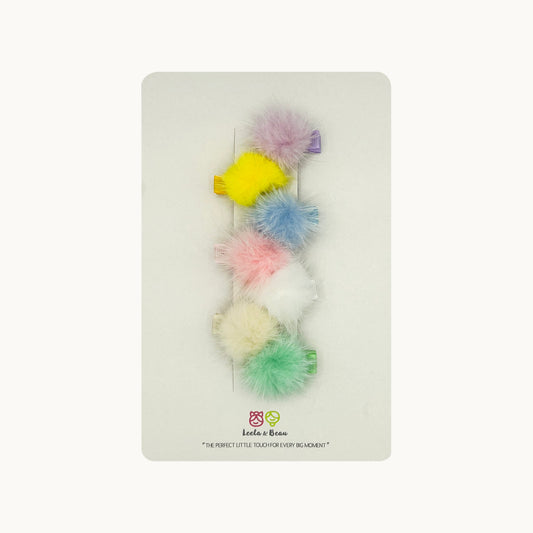 P. Pom-Poms (7-piece variety clip set)