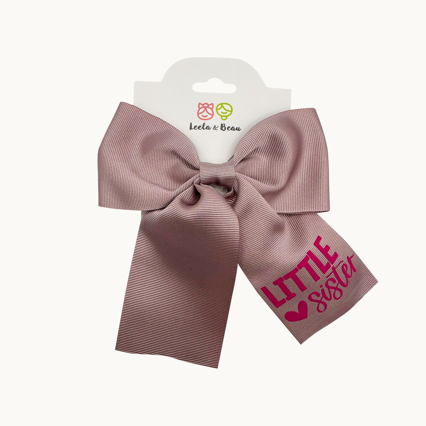 Big / Little Sis Vinyl Monica Hair Bow