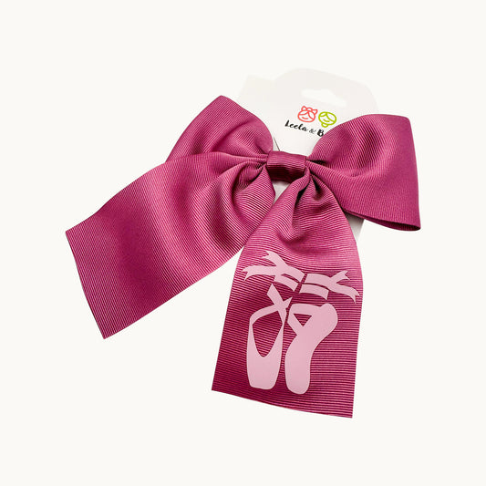 Sporty Vinyl Monica Hair Bow