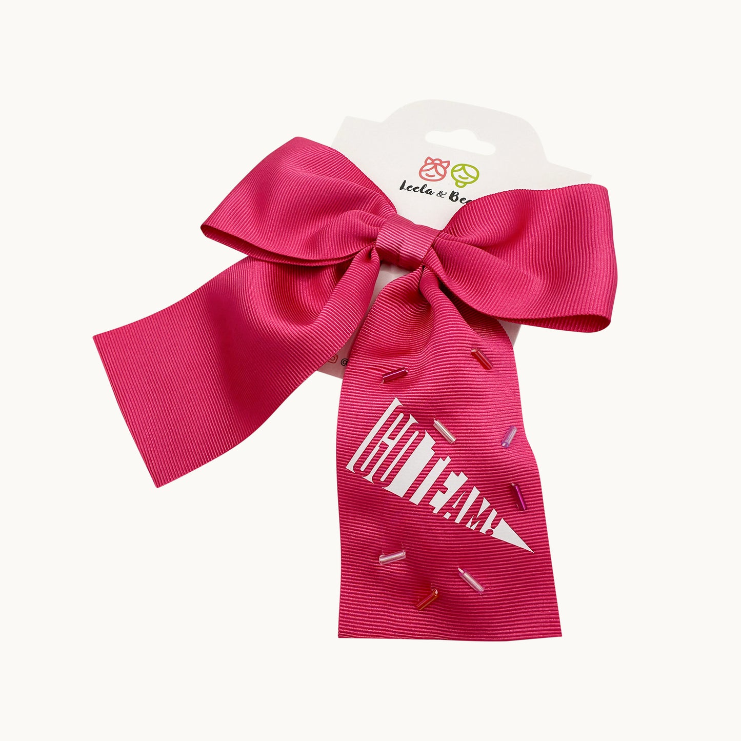 Sporty Vinyl Monica Hair Bow